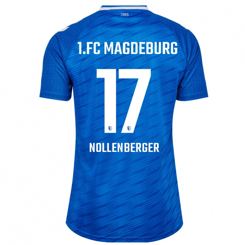 Danxen Kinder Alexander Nollenberger #17 Blau Weiß Heimtrikot Trikot 2025/26 T-Shirt
