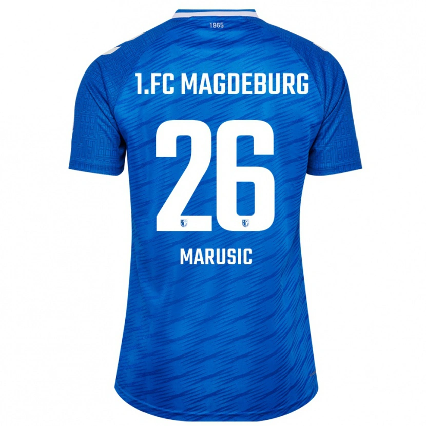 Danxen Kinder Aleksa Marusic #26 Blau Weiß Heimtrikot Trikot 2025/26 T-Shirt