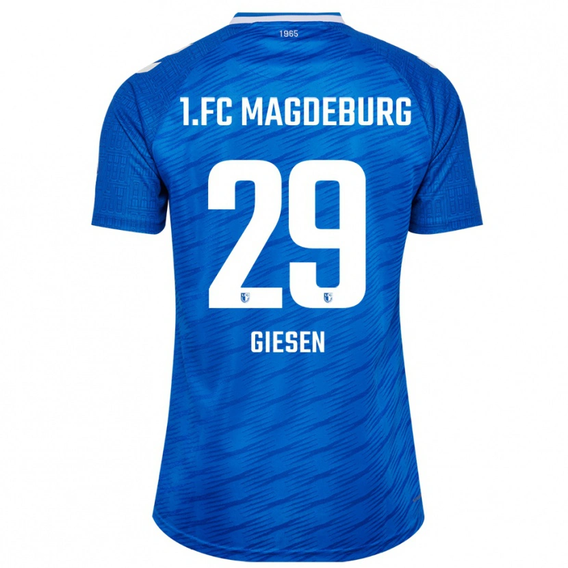 Danxen Kinder Tim Giesen #29 Blau Weiß Heimtrikot Trikot 2025/26 T-Shirt