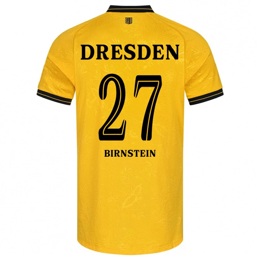 Danxen Kinder Nick Birnstein #27 Gelb Schwarz Heimtrikot Trikot 2025/26 T-Shirt
