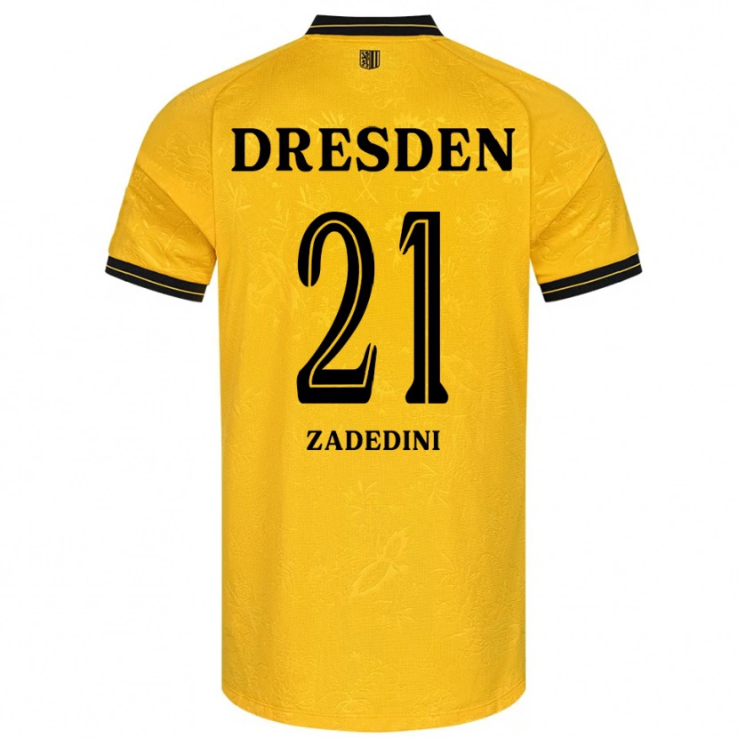 Danxen Kinder Skerd Zadedini #21 Gelb Schwarz Heimtrikot Trikot 2025/26 T-Shirt