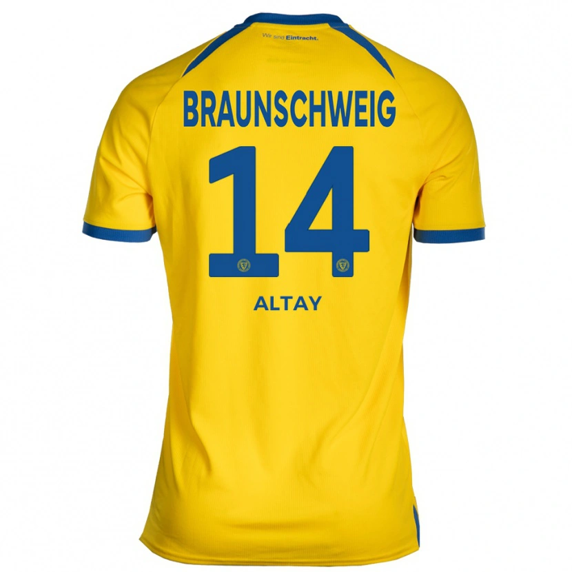 Danxen Kinder Ali Altay #14 Gelb Blau Heimtrikot Trikot 2025/26 T-Shirt