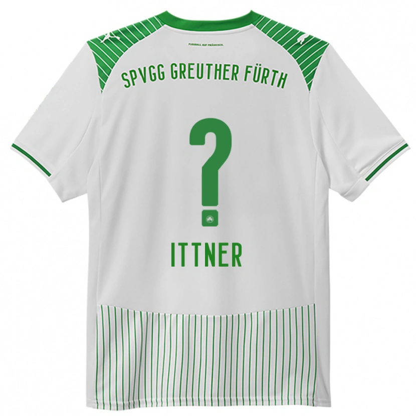 Danxen Kinder Jasmin Ittner #0 Weiß Grün Heimtrikot Trikot 2025/26 T-Shirt