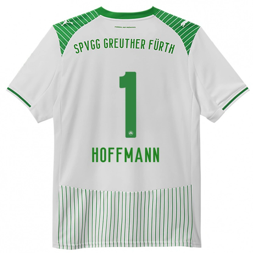 Danxen Kinder Simon Hoffmann #1 Weiß Grün Heimtrikot Trikot 2025/26 T-Shirt
