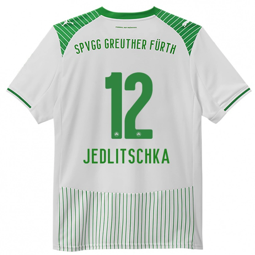Danxen Kinder Moritz Jedlitschka #12 Weiß Grün Heimtrikot Trikot 2025/26 T-Shirt