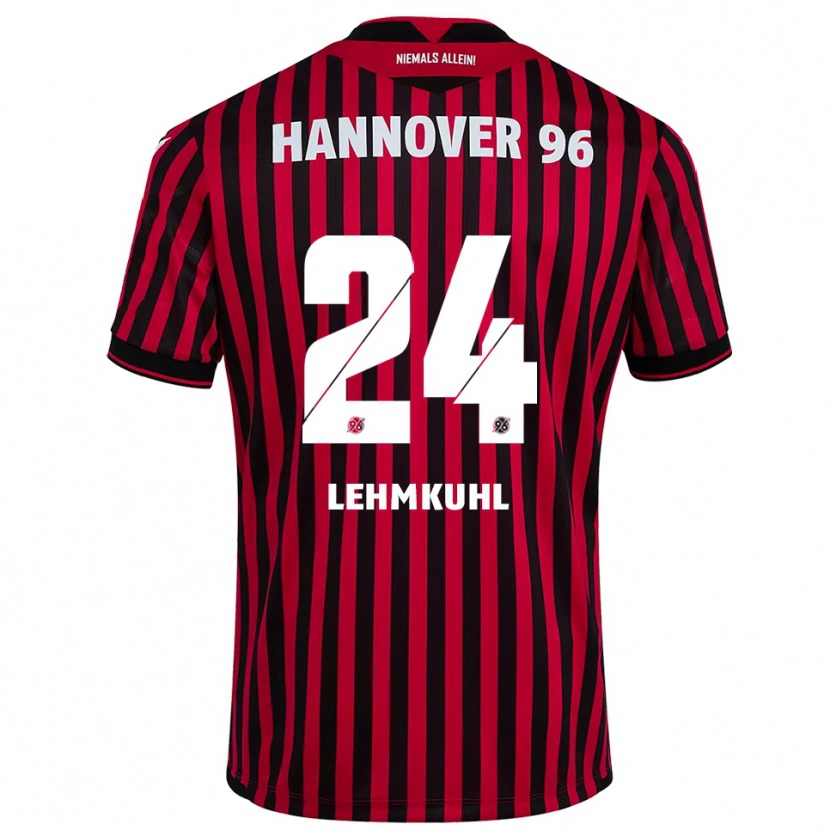 Danxen Kinder Camillo Lehmkuhl #24 Rot Schwarz Heimtrikot Trikot 2025/26 T-Shirt