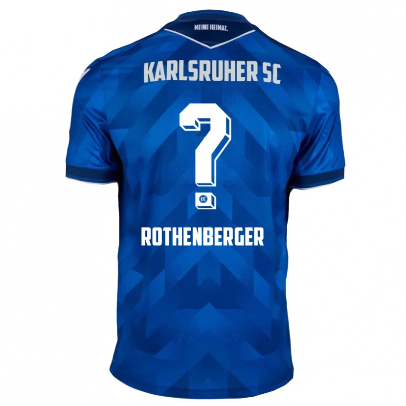 Danxen Kinder Paulina Rothenberger #0 Blau Weiß Heimtrikot Trikot 2025/26 T-Shirt