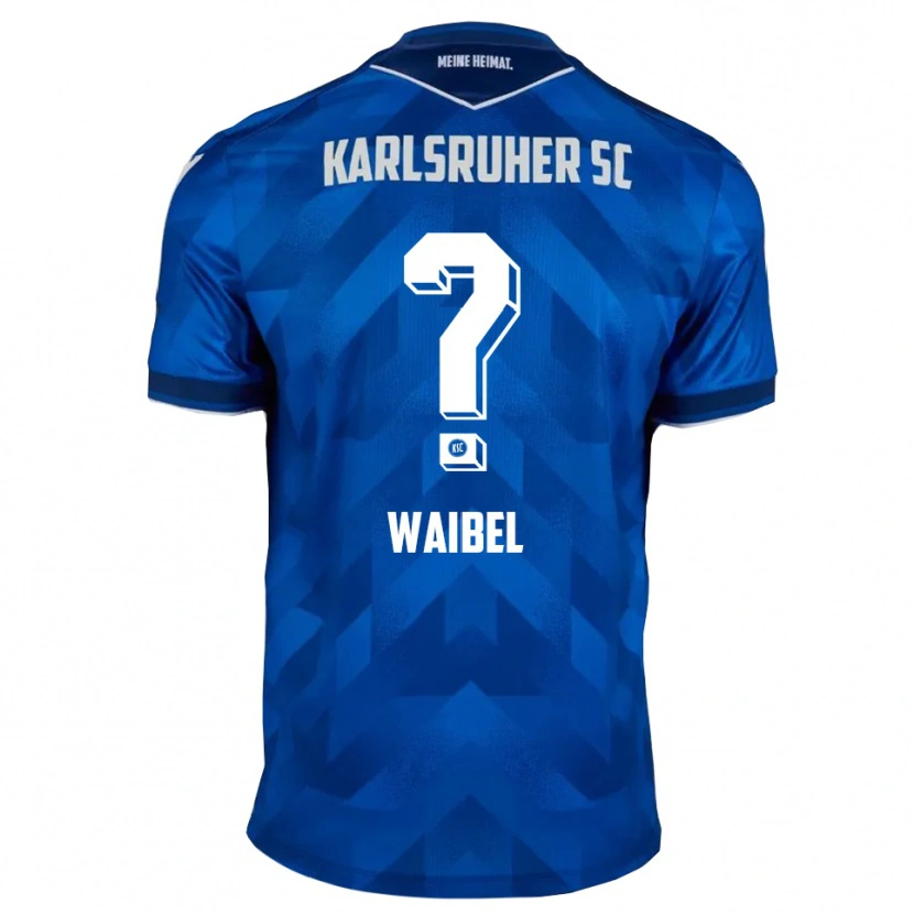 Danxen Kinder Karla Waibel #0 Blau Weiß Heimtrikot Trikot 2025/26 T-Shirt