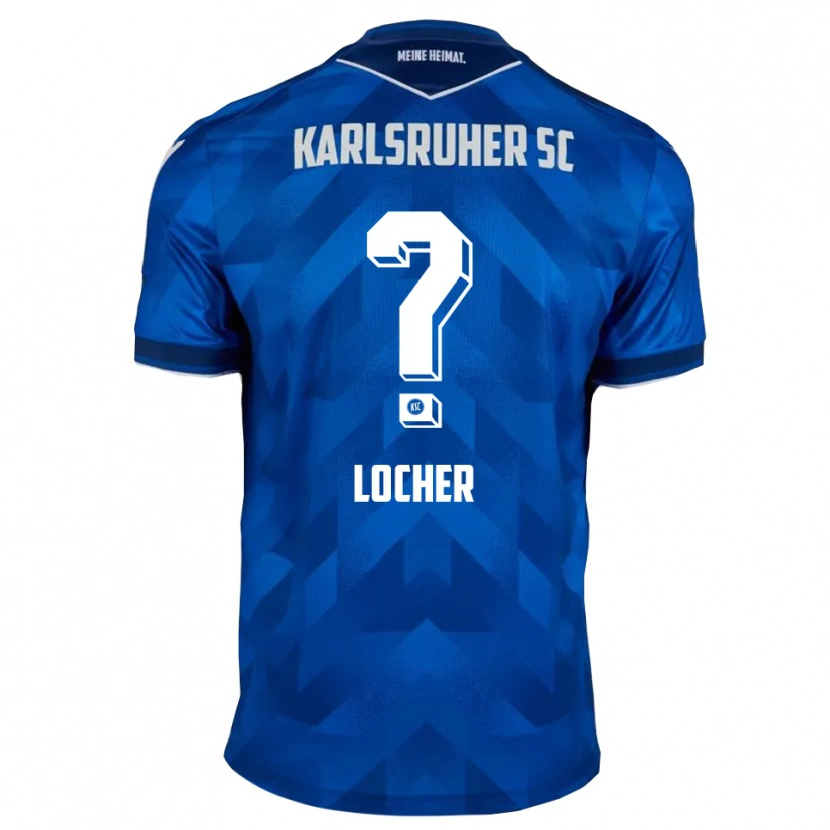 Danxen Kinder Lena Locher #0 Blau Weiß Heimtrikot Trikot 2025/26 T-Shirt
