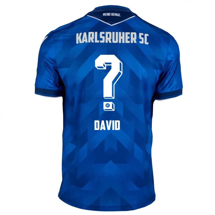 Danxen Kinder Christin David #0 Blau Weiß Heimtrikot Trikot 2025/26 T-Shirt