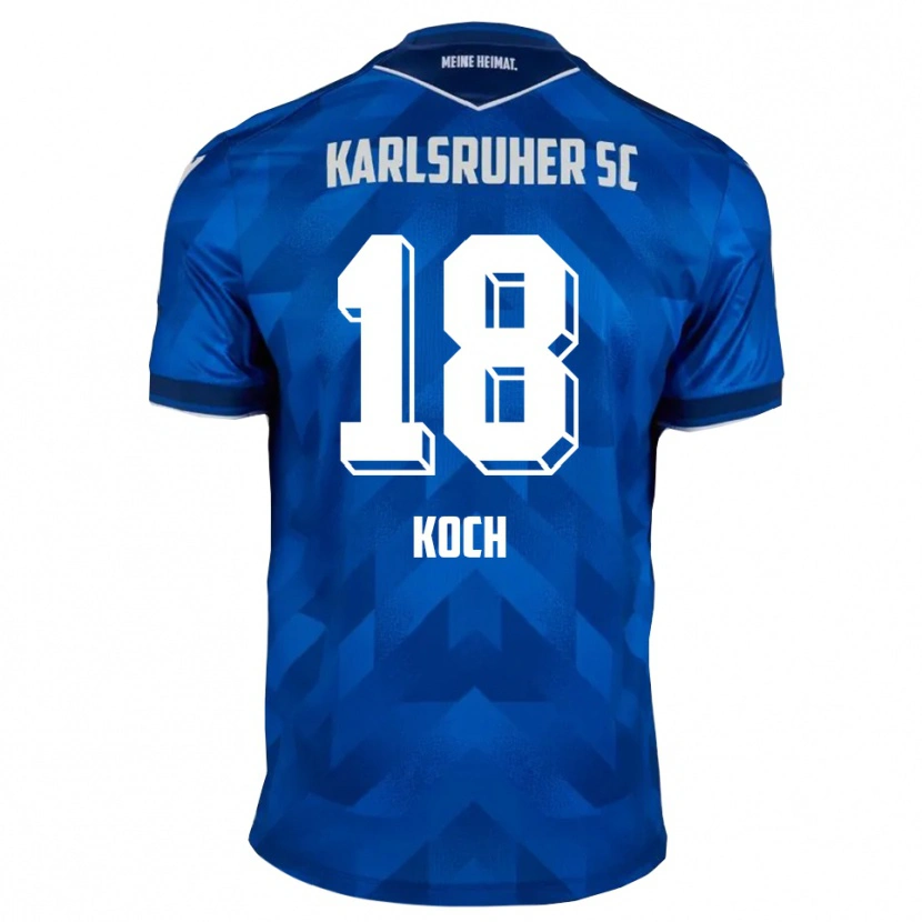 Danxen Kinder Aki Koch #18 Blau Weiß Heimtrikot Trikot 2025/26 T-Shirt