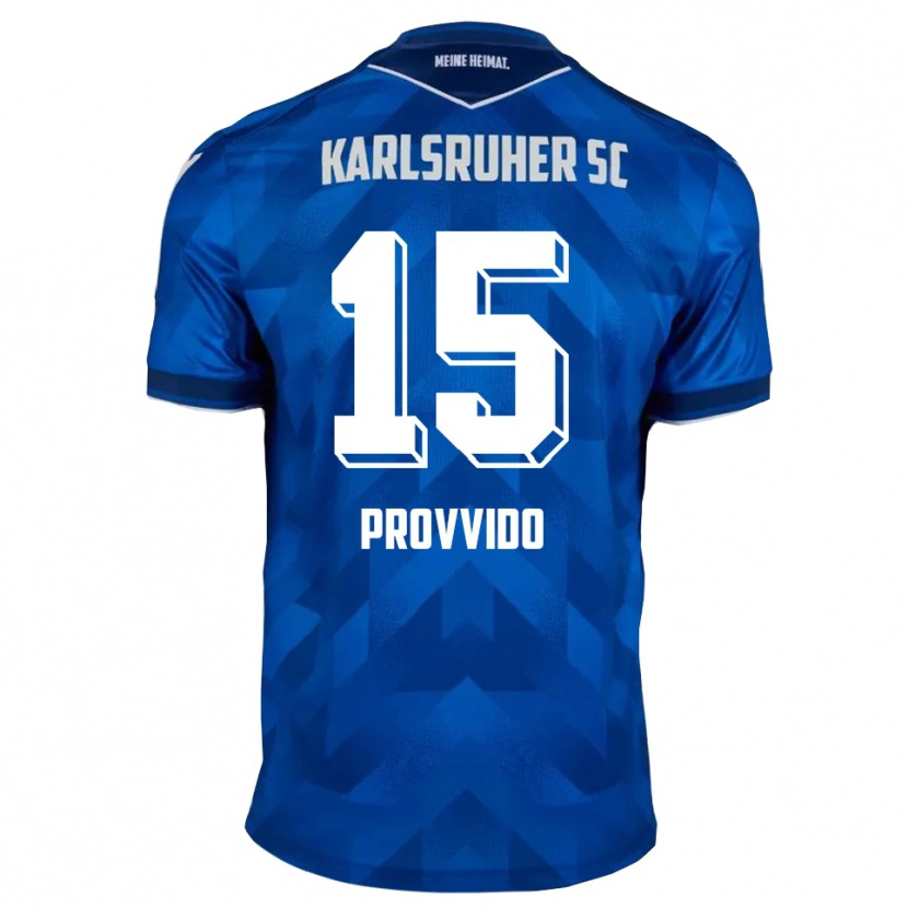 Danxen Kinder Luca Provvido #15 Blau Weiß Heimtrikot Trikot 2025/26 T-Shirt