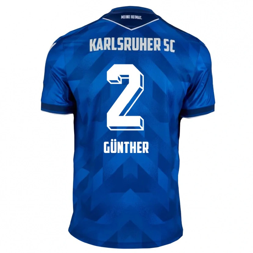 Danxen Kinder Noah Günther #2 Blau Weiß Heimtrikot Trikot 2025/26 T-Shirt