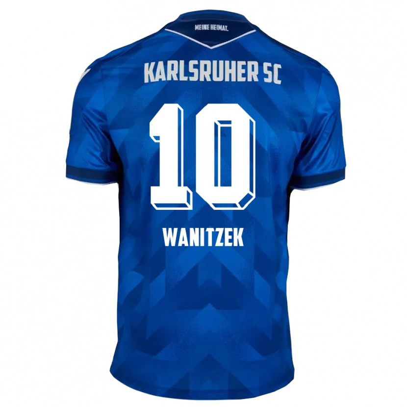 Danxen Kinder Marvin Wanitzek #10 Blau Weiß Heimtrikot Trikot 2025/26 T-Shirt
