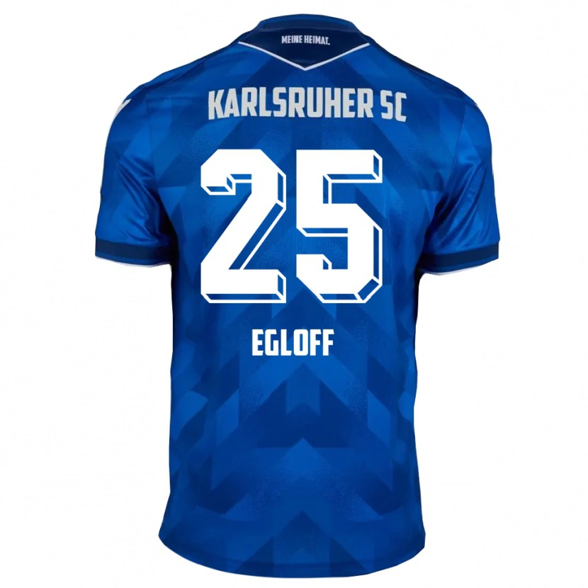 Danxen Kinder Lilian Egloff #25 Blau Weiß Heimtrikot Trikot 2025/26 T-Shirt
