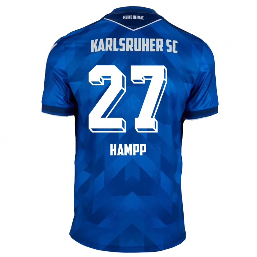 Danxen Kinder Noah Hampp #27 Blau Weiß Heimtrikot Trikot 2025/26 T-Shirt