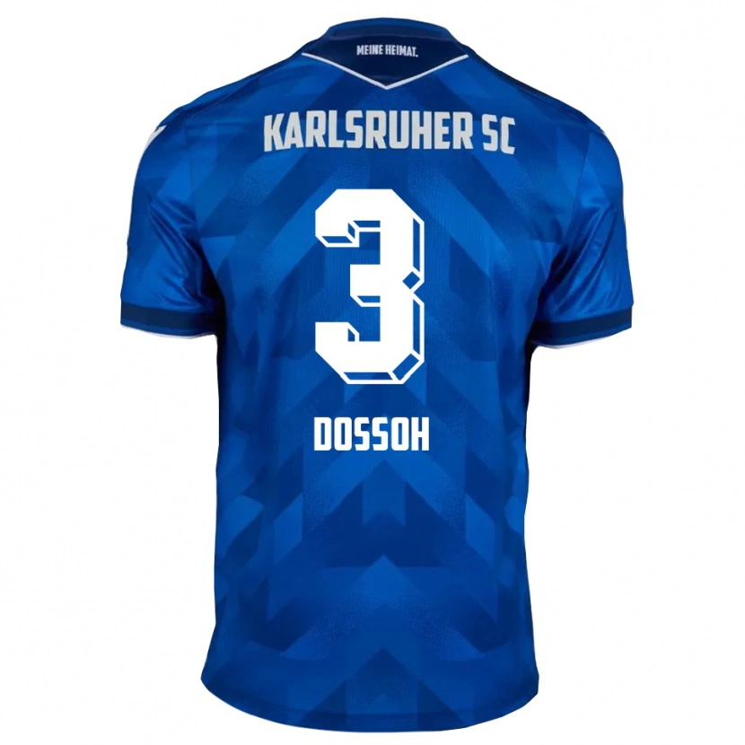 Danxen Kinder Mael Dossoh #3 Blau Weiß Heimtrikot Trikot 2025/26 T-Shirt