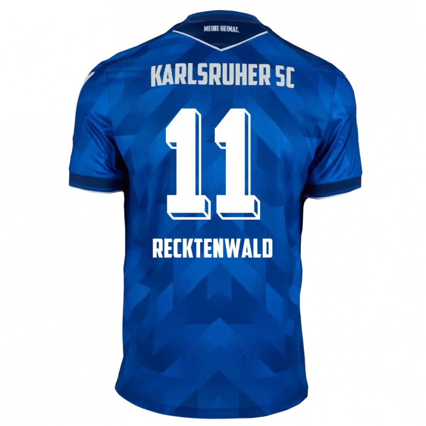 Danxen Kinder Frederik Recktenwald #11 Blau Weiß Heimtrikot Trikot 2025/26 T-Shirt