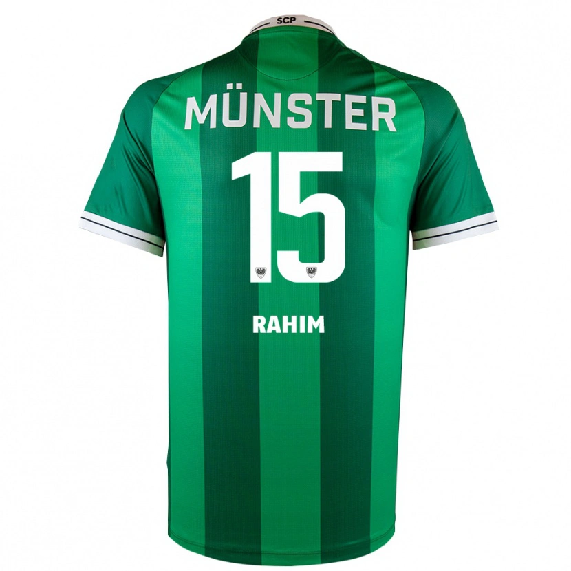 Danxen Kinder David Rahim #15 Grün Weiß Heimtrikot Trikot 2025/26 T-Shirt