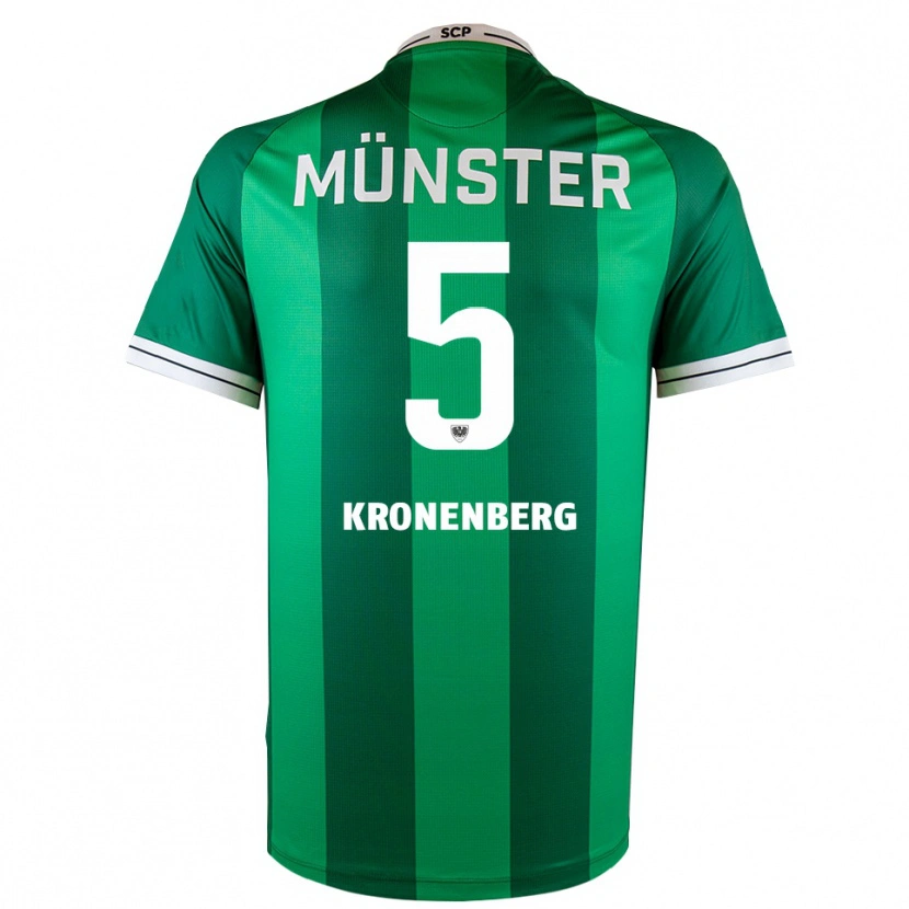 Danxen Kinder Ben Kronenberg #5 Grün Weiß Heimtrikot Trikot 2025/26 T-Shirt