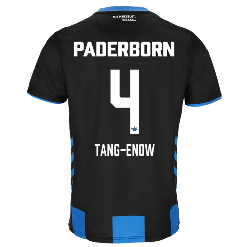 Danxen Kinder Jason Tang-Enow #4 Schwarz Blau Heimtrikot Trikot 2025/26 T-Shirt