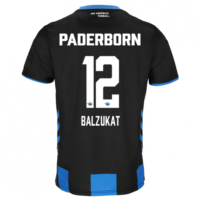 Danxen Kinder Jens Balzukat #12 Schwarz Blau Heimtrikot Trikot 2025/26 T-Shirt