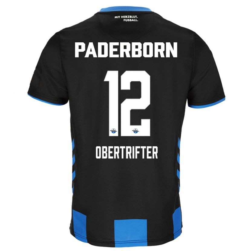 Danxen Kinder Ben Obertrifter #12 Schwarz Blau Heimtrikot Trikot 2025/26 T-Shirt