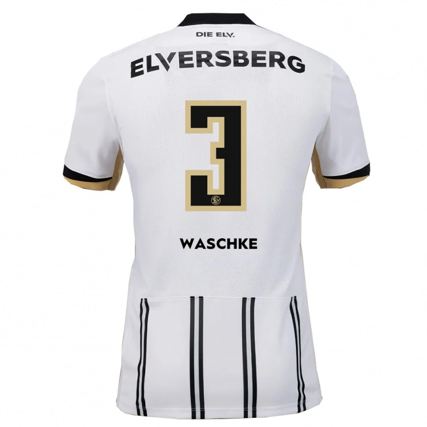 Danxen Kinder Finn Waschke #3 Weiß Schwarz Heimtrikot Trikot 2025/26 T-Shirt