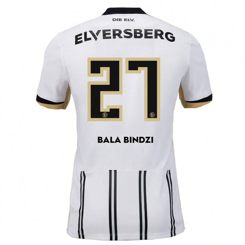 Danxen Kinder Corneille Bala Bindzi #27 Weiß Schwarz Heimtrikot Trikot 2025/26 T-Shirt