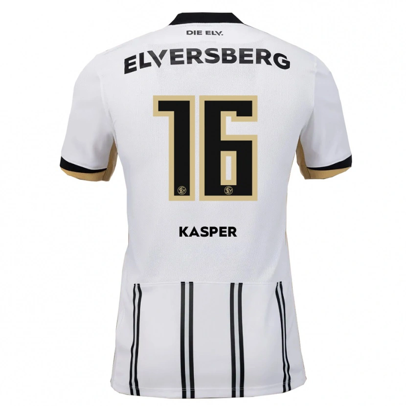 Danxen Kinder Mathis Kasper #16 Weiß Schwarz Heimtrikot Trikot 2025/26 T-Shirt