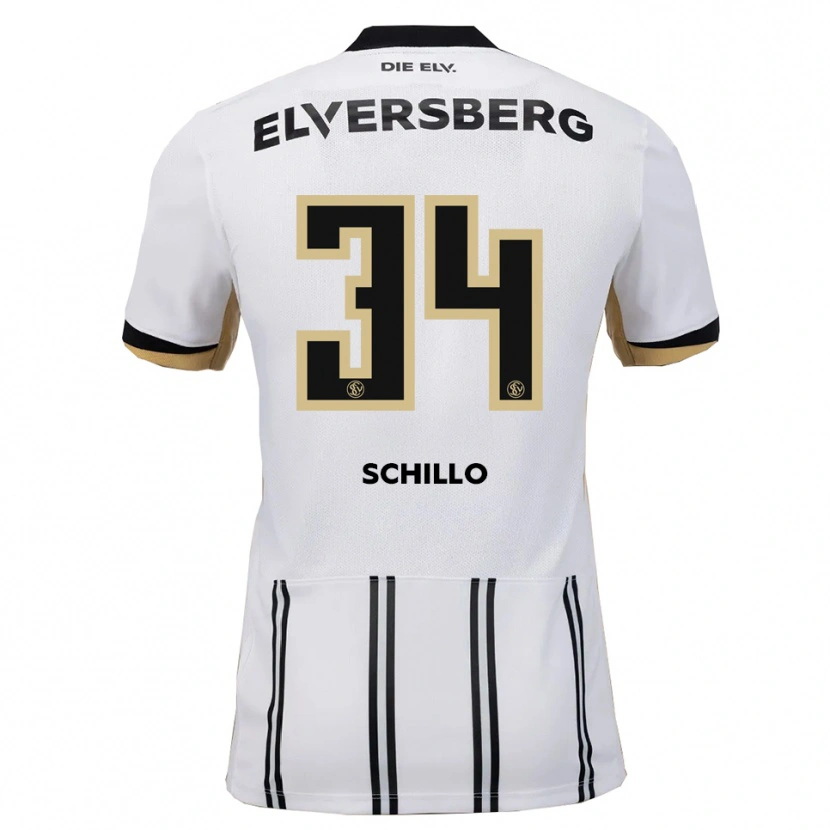 Danxen Kinder Hannah Schillo #34 Weiß Schwarz Heimtrikot Trikot 2025/26 T-Shirt