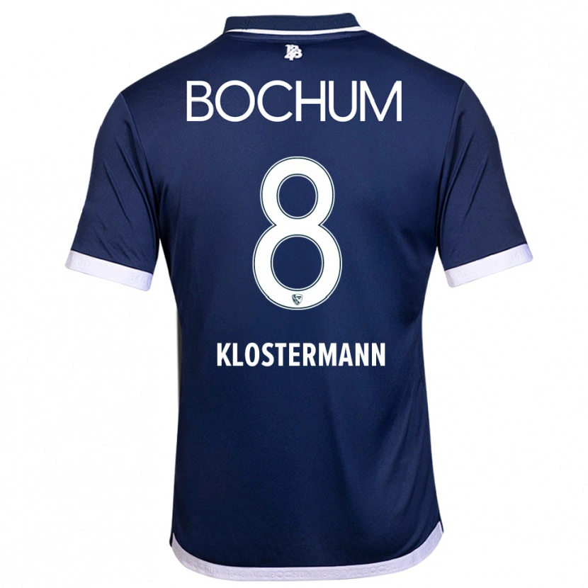 Danxen Kinder Michelle Klostermann #8 Marineblau Weiß Heimtrikot Trikot 2025/26 T-Shirt