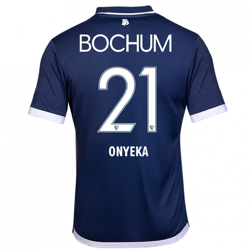 Danxen Kinder Francis Onyeka #21 Marineblau Weiß Heimtrikot Trikot 2025/26 T-Shirt