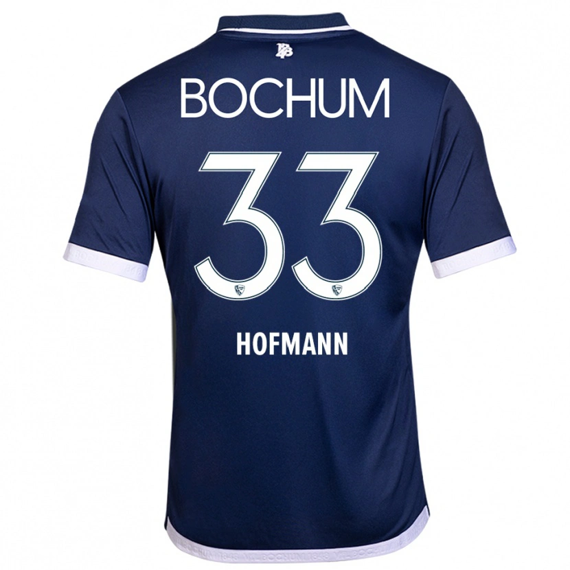 Danxen Kinder Philipp Hofmann #33 Marineblau Weiß Heimtrikot Trikot 2025/26 T-Shirt