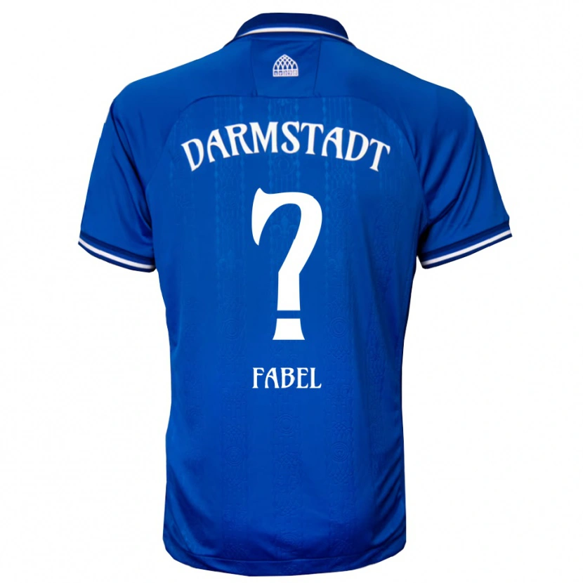 Danxen Kinder Lukas Fabel #0 Blau Weiß Heimtrikot Trikot 2025/26 T-Shirt