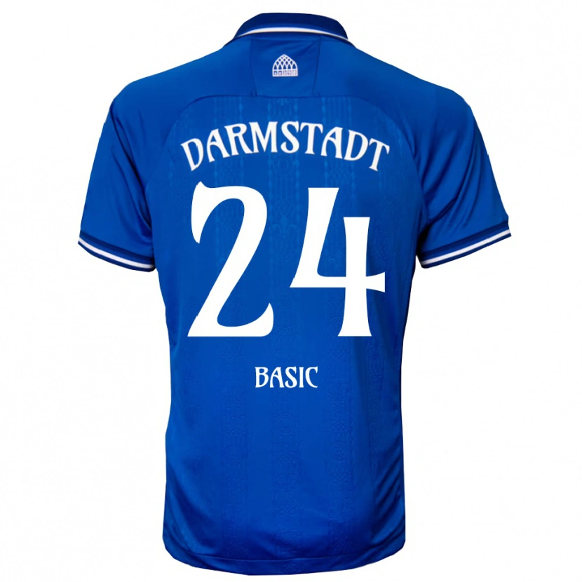 Danxen Kinder Benjamin Basic #24 Blau Weiß Heimtrikot Trikot 2025/26 T-Shirt
