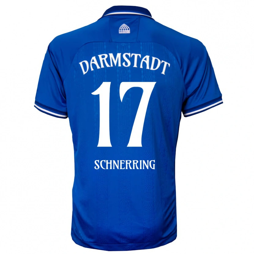 Danxen Kinder Loann Schnerring #17 Blau Weiß Heimtrikot Trikot 2025/26 T-Shirt