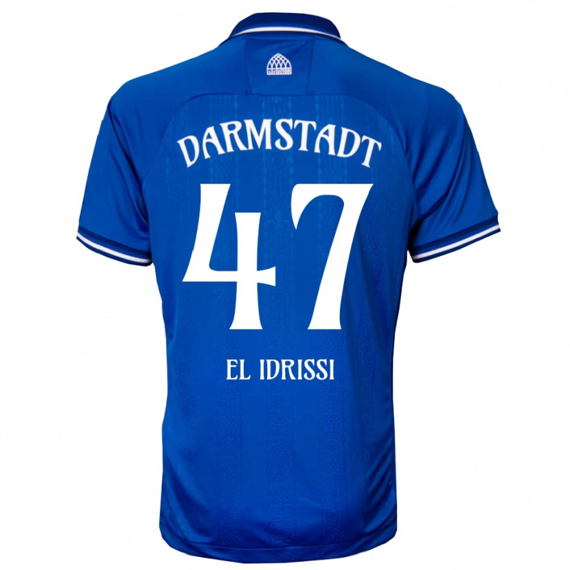 Danxen Kinder Othmane El Idrissi #47 Blau Weiß Heimtrikot Trikot 2025/26 T-Shirt