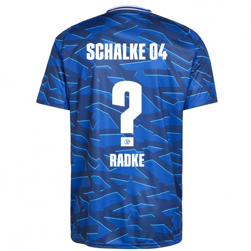 Danxen Kinder Laura Radke #0 Königsblau Weiß Heimtrikot Trikot 2025/26 T-Shirt