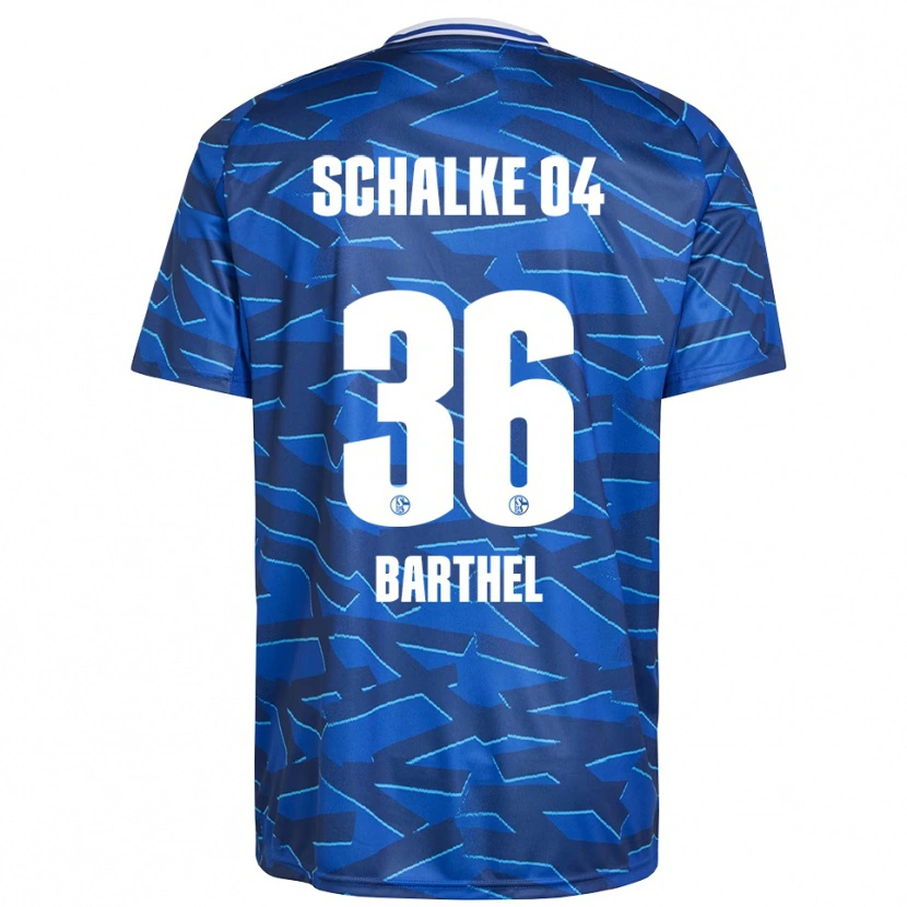 Danxen Kinder Niklas Barthel #36 Königsblau Weiß Heimtrikot Trikot 2025/26 T-Shirt