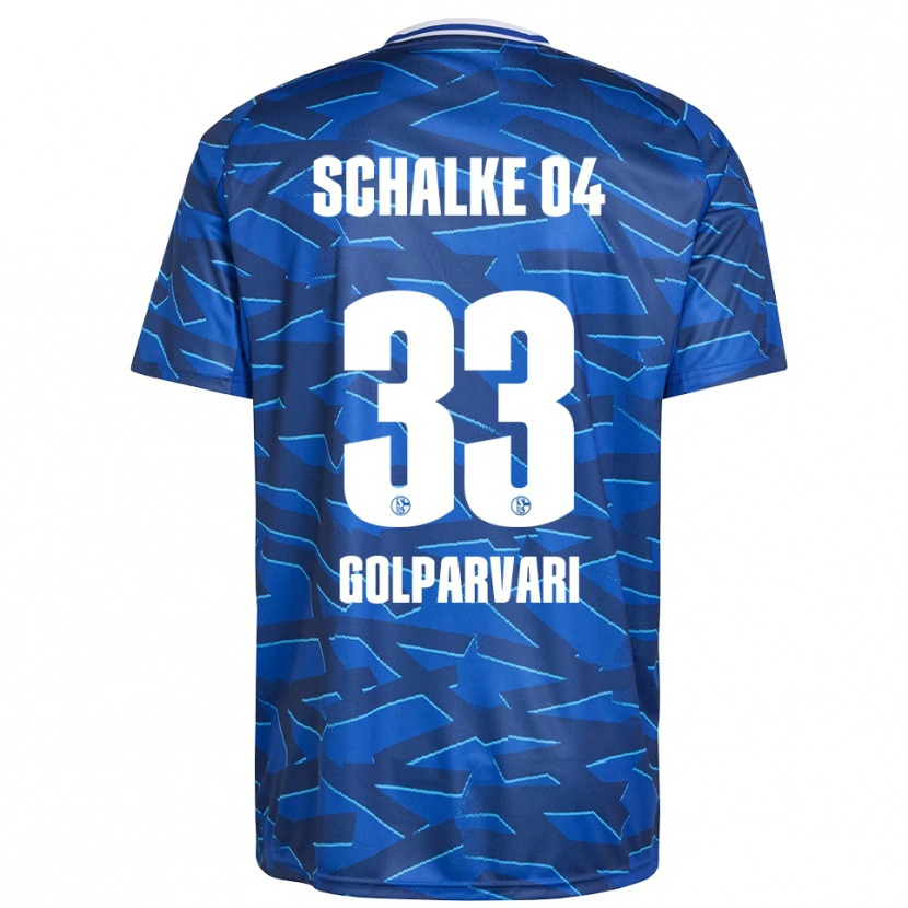 Danxen Kinder Tara Golparvari #33 Königsblau Weiß Heimtrikot Trikot 2025/26 T-Shirt