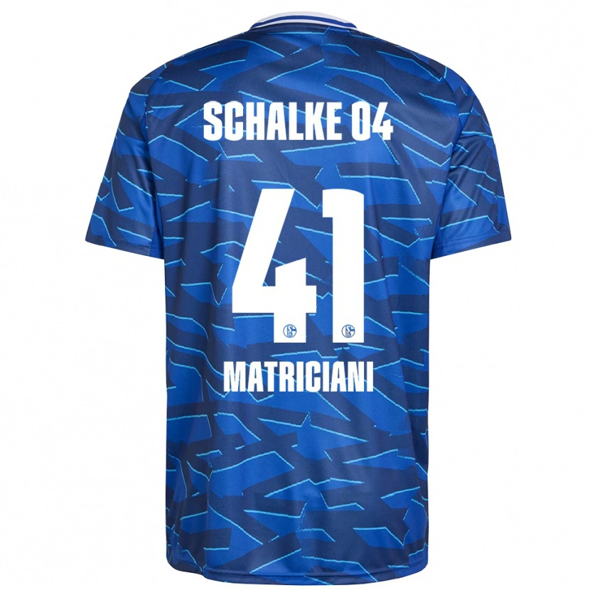 Danxen Kinder Henning Matriciani #41 Königsblau Weiß Heimtrikot Trikot 2025/26 T-Shirt