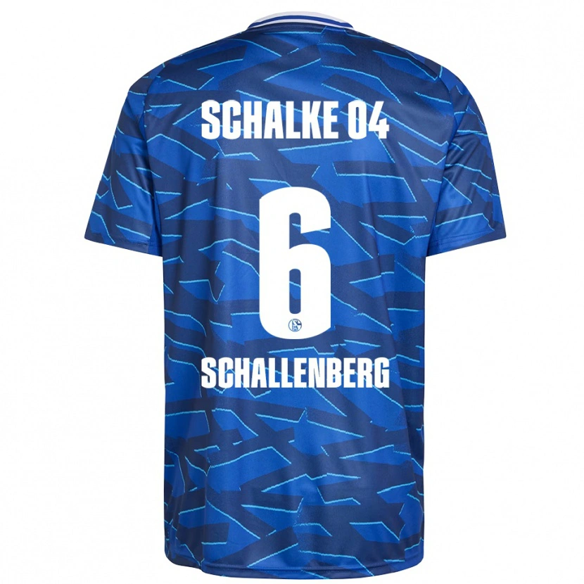 Danxen Kinder Ron Schallenberg #6 Königsblau Weiß Heimtrikot Trikot 2025/26 T-Shirt