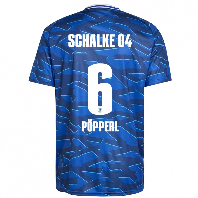 Danxen Kinder Paul Pöpperl #6 Königsblau Weiß Heimtrikot Trikot 2025/26 T-Shirt