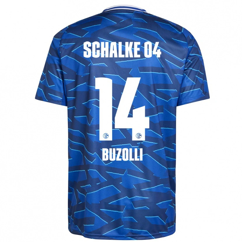 Danxen Kinder Andri Buzolli #14 Königsblau Weiß Heimtrikot Trikot 2025/26 T-Shirt