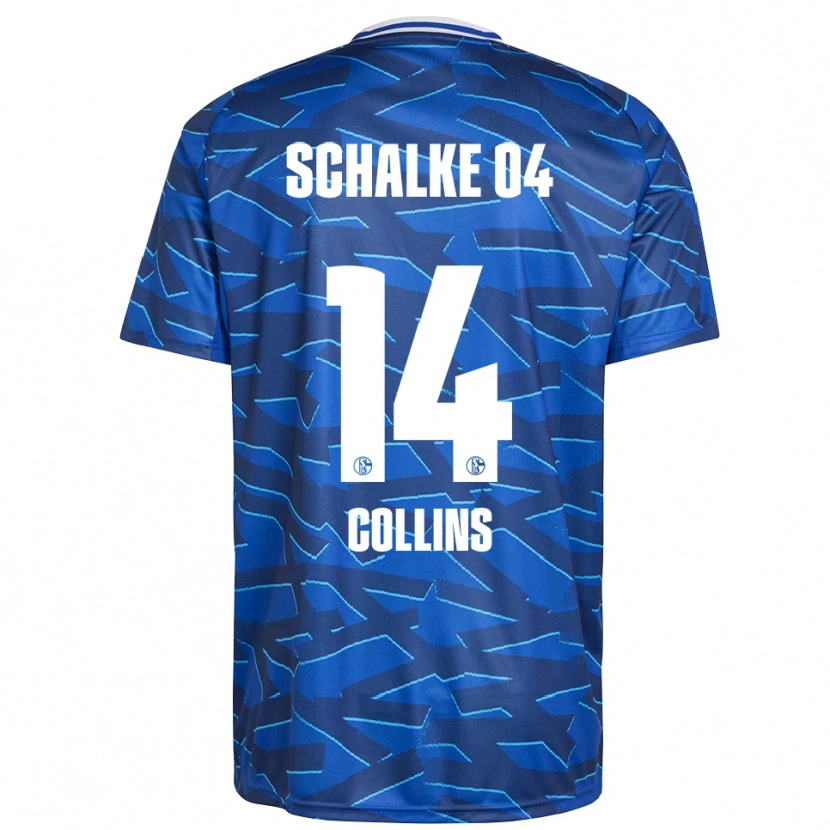 Danxen Kinder Brody Collins #14 Königsblau Weiß Heimtrikot Trikot 2025/26 T-Shirt