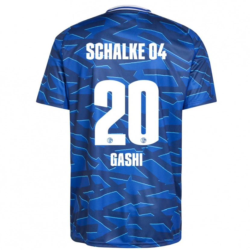 Danxen Kinder Edion Gashi #20 Königsblau Weiß Heimtrikot Trikot 2025/26 T-Shirt