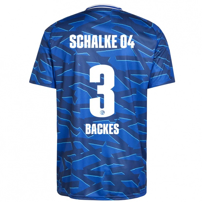 Danxen Kinder Diego Backes-Klimek #3 Königsblau Weiß Heimtrikot Trikot 2025/26 T-Shirt