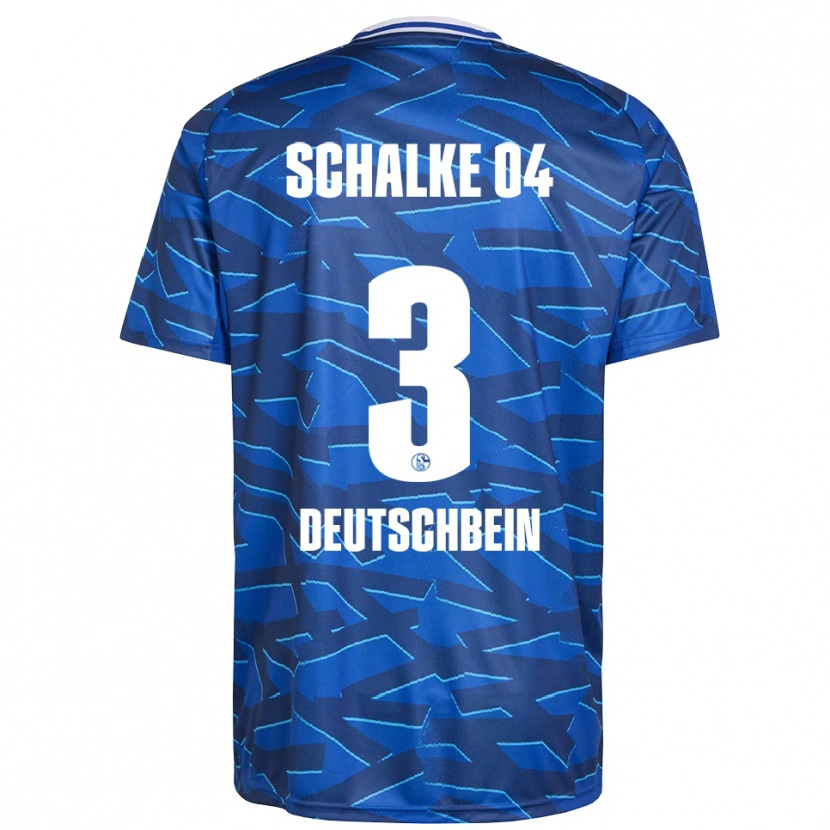 Danxen Kinder Lasse Deutschbein #3 Königsblau Weiß Heimtrikot Trikot 2025/26 T-Shirt