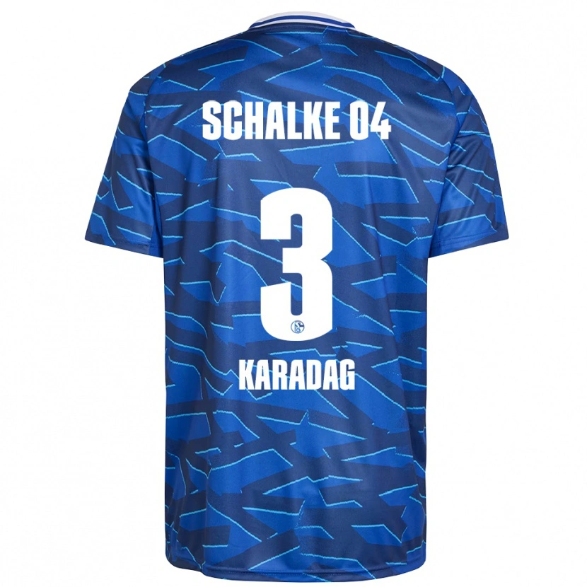 Danxen Kinder Meltem Karadag #3 Königsblau Weiß Heimtrikot Trikot 2025/26 T-Shirt